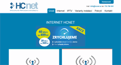 Desktop Screenshot of hcnet.cz
